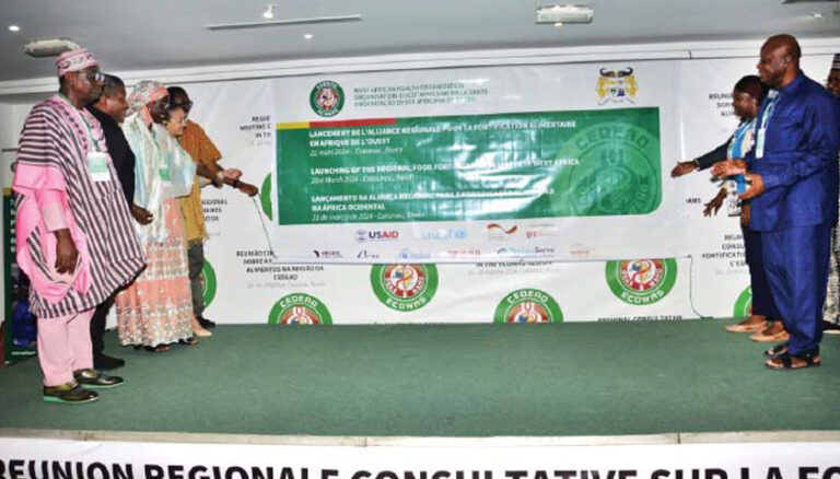 Fortification alimentaire en Afrique de l&rsquo;ouest : Une alliance régionale portée sur les fonts baptismaux à Cotonou