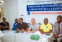 Formation Licence C IHF, Cotonou 2025; Quarante techniciens africains en stage au Bénin
