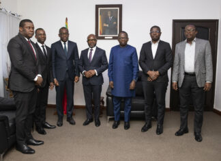 Coopération MAE/CES: Olushegun Adjadi Bakari en audience avec Conrad Gbaguidi