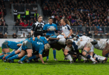 How did rugby and football split?