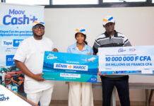 Moov Cash+ : 10 millions FCFA et des billets pour la CAN remis aux derniers gagnants