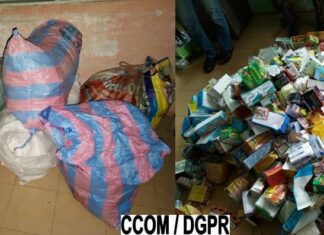 Trafics illicites à Kilibo: 321 kg de faux médicaments saisis