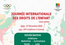 Journée Internationale des Droits de l’Enfant : JIDE 2025 CNOS-BEN célébrera la 4è édition, ce samedi
