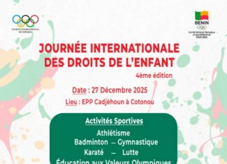 Journée Internationale des Droits de l’Enfant : JIDE 2025 CNOS-BEN célébrera la 4è édition, ce samedi