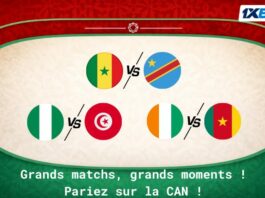 Choisissez vos favoris lors des affrontements les plus passionnants de la 2e journée de la Can avec 1xBet