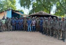 Base opérationnelle avancée de Kalalé: Le préfet Djibril Mama Cissé a célébré le nouvel an 2026 avec les FDS en poste