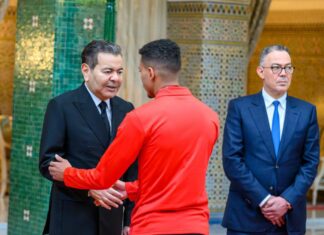 Rabat – (MAP): Sur Hautes Instructions de SM le Roi, SAR le Prince Moulay Rachid reçoit les membres de l’Équipe nationale de football, finaliste de la CAN Maroc-2025