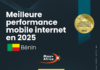 Moov Africa Benin sacré N1de l’internet Mobile pour la 6e année consécutive.