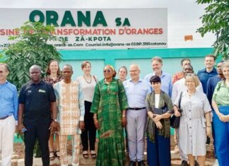 Transformation d’agrumes au Bénin: Orana séduit des diplomates de l’UE