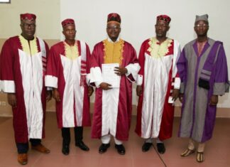 Université d’Abomey-Calavi: Tchègoun Darius Vègba, Docteur