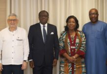 Audience à la Cour constitutionnelle: Une mission préélectorale du NDI reçue par M. Nicolas ASSOGBA