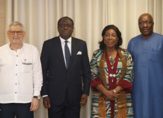 Audience à la Cour constitutionnelle: Une mission préélectorale du NDI reçue par M. Nicolas ASSOGBA