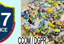 Intervention policière à Gbodjo: Saisie de médicaments
