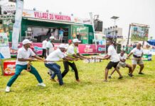 Competition de tir à la corde au Marathon Be The Best de Cotonou: L’AnpE remporte le trophée