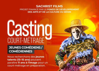 Cinématographie béninoise: Sachrist films lance un appel à casting pour un cours métrage soutenu par le Fdac