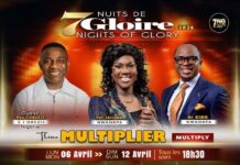 Bénin/7 Nuits de Gloire à Starhouse Ministries: Kouton Valère, Sunday Avla, Auréole Funkê sur scène