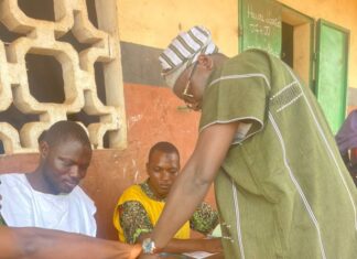 Présidentielle 2026: le Conseiller Communal Mouhamed Nazif MOUTAWAKILOU a voté à Djougou.