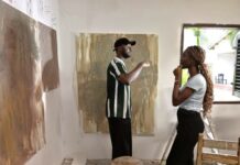 Work in Progress à l’Espace Culturel Le Centre: Dans l’univers des artistes Midegbeyan Ojisua et Leonel Zadji
