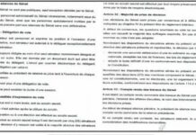 Regard d’une Institution : Sénat, Droit de vote et décisions