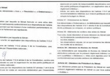 Regard d’une Institution : Sénat, chapitre IV, les actes