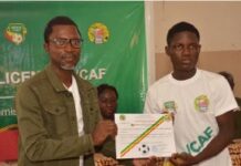 Formation à la Licence D de la Confédération Africaine de Football (CAF) : 29 étudiants de l’Institut National de la Jeunesse, de l’Éducation Physique et du Sport (INJEPS) obtiennent leur parchemin