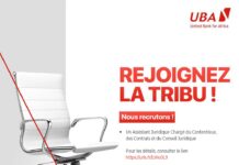 AVIS DE RECRUTEMENT : UBA Bénin recrute Un (01) Assistant Juridique Chargé du Contentieux, des Contrats et du Conseil Juridique.