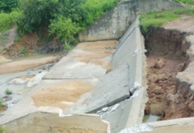 Commune de Sinendé : Dégradation avancée du barrage de Guessou-Bani