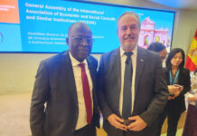 Coopération internationale : Le CES du Bénin prend part à la réunion du Conseil d’administration de l’AICESIS à Madrid