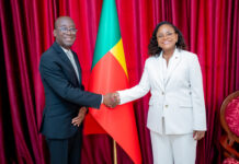 Mise en route diplomatique : L’ambassadeur Jean-Michel ABIMBOLA au cabinet de la Pre Dandi GNAMOU