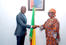 Audience à la Cour des comptes du Bénin : La Présidente Ismath Bio Tchané Mamadou reçoit Jean-Michel Abimbola